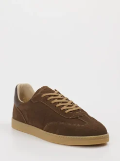 Konstantin Starke – Sneaker aus Veloursleder braun