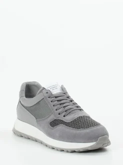 Konstantin Starke – Sneaker aus Veloursleder grau