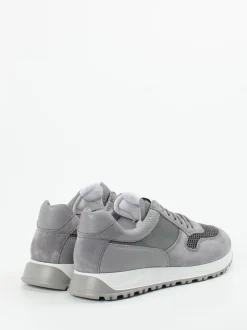 Konstantin Starke – Sneaker aus Veloursleder grau