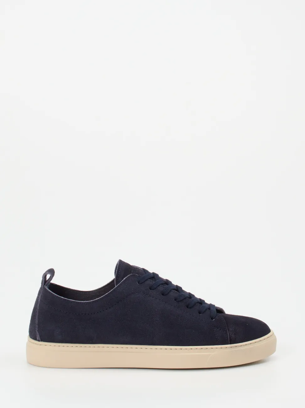 Konstantin Starke – Sneaker aus Veloursleder nachtblau