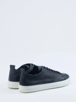 Konstantin Starke – Sneaker aus Cordovanleder Dunkelblau