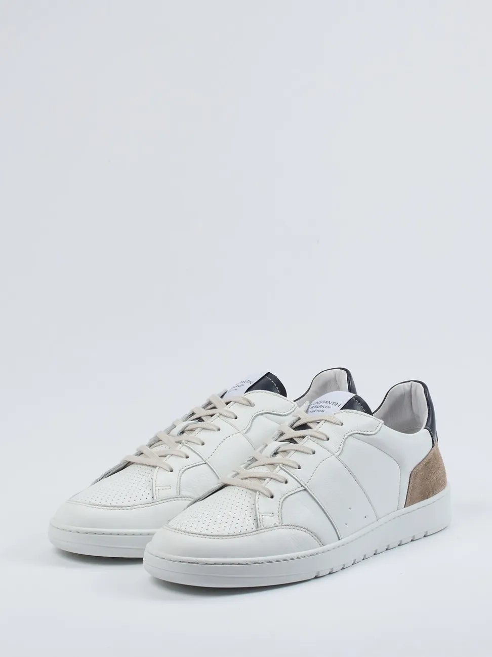 Konstantin Starke – Sneaker aus Kalbleder Offwhite