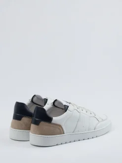 Konstantin Starke – Sneaker aus Kalbleder Offwhite