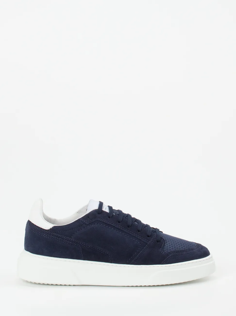 Konstantin Starke – Sneaker aus Veloursleder blau