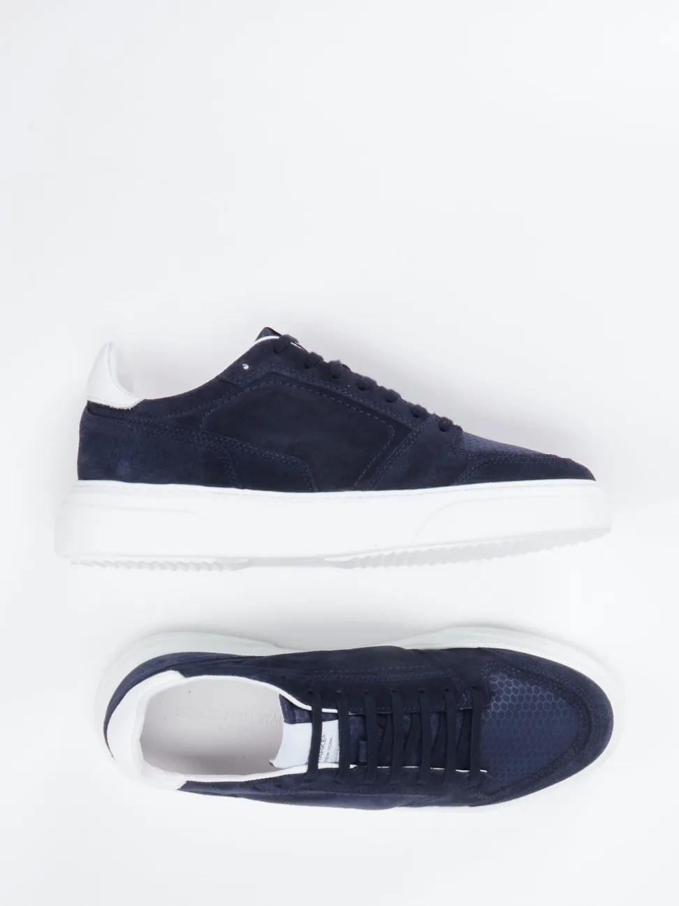 Konstantin Starke – Sneaker aus Veloursleder blau