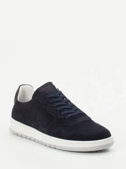 Konstantin Starke – Sneaker aus Veloursleder navyblau