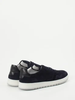 Konstantin Starke – Sneaker aus Veloursleder navyblau