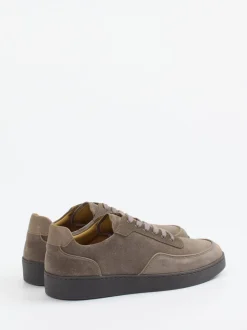 Konstantin Starke – Sneaker aus Veloursleder taupe
