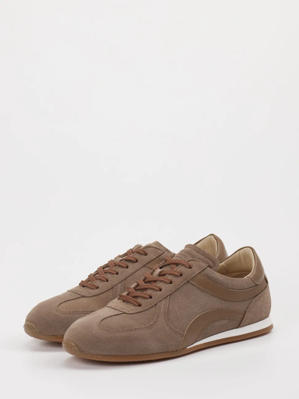 Konstantin Starke – Sneaker aus Veloursleder Taupe