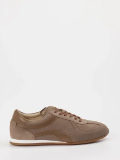 Konstantin Starke – Sneaker aus Veloursleder Taupe