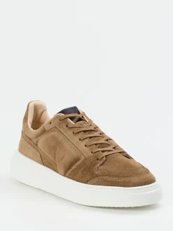 Konstantin Starke – Sneaker aus Veloursleder braun