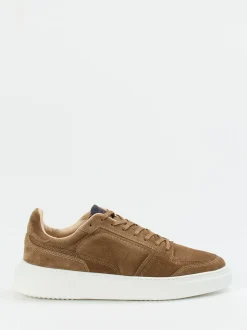 Konstantin Starke – Sneaker aus Veloursleder braun