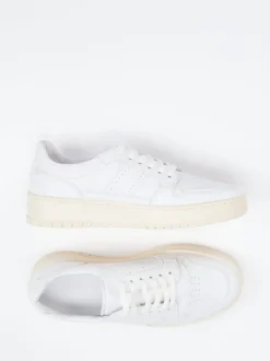 Konstantin Starke – Sneaker aus Kalbleder Weiß