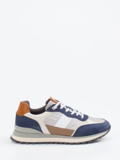 Konstantin Starke – Sneaker aus Veloursleder Offwhite