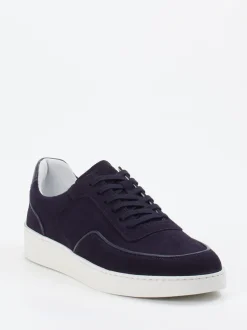 Konstantin Starke – Sneaker aus Veloursleder Blau