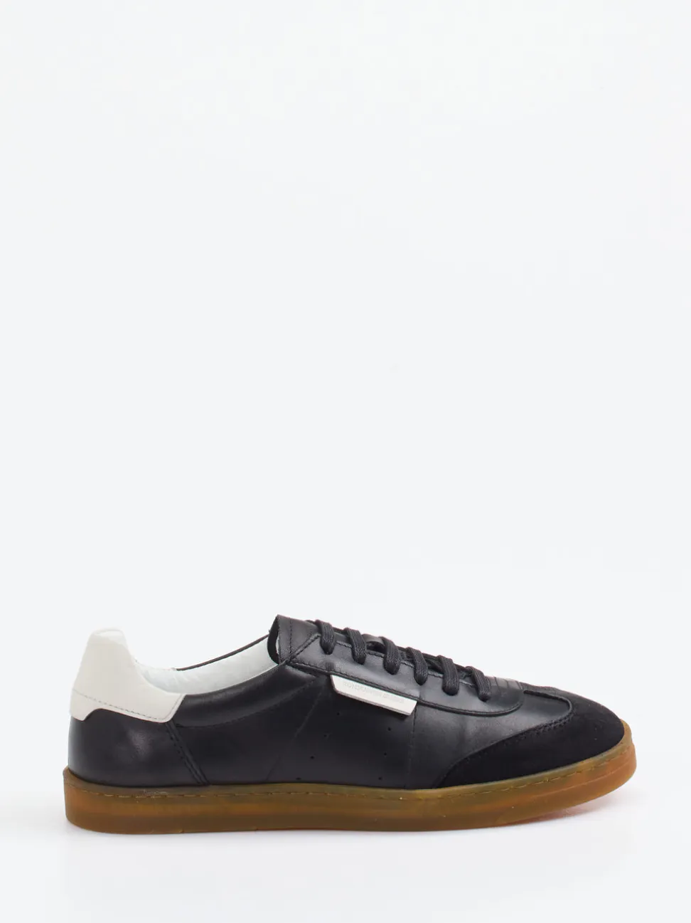 Konstantin Starke – Sneaker aus Velour/Leder Schwarz