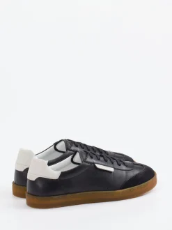 Konstantin Starke – Sneaker aus Velour/Leder Schwarz