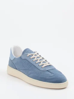 Konstantin Starke – Sneaker aus Veloursleder jeansblau