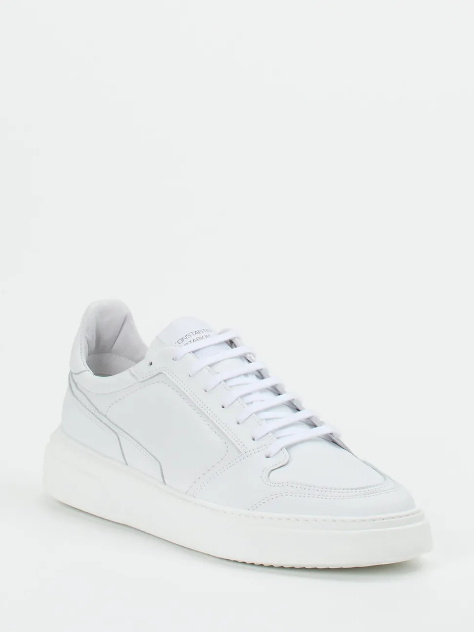 Konstantin Starke – Sneaker aus Kalbleder weiß