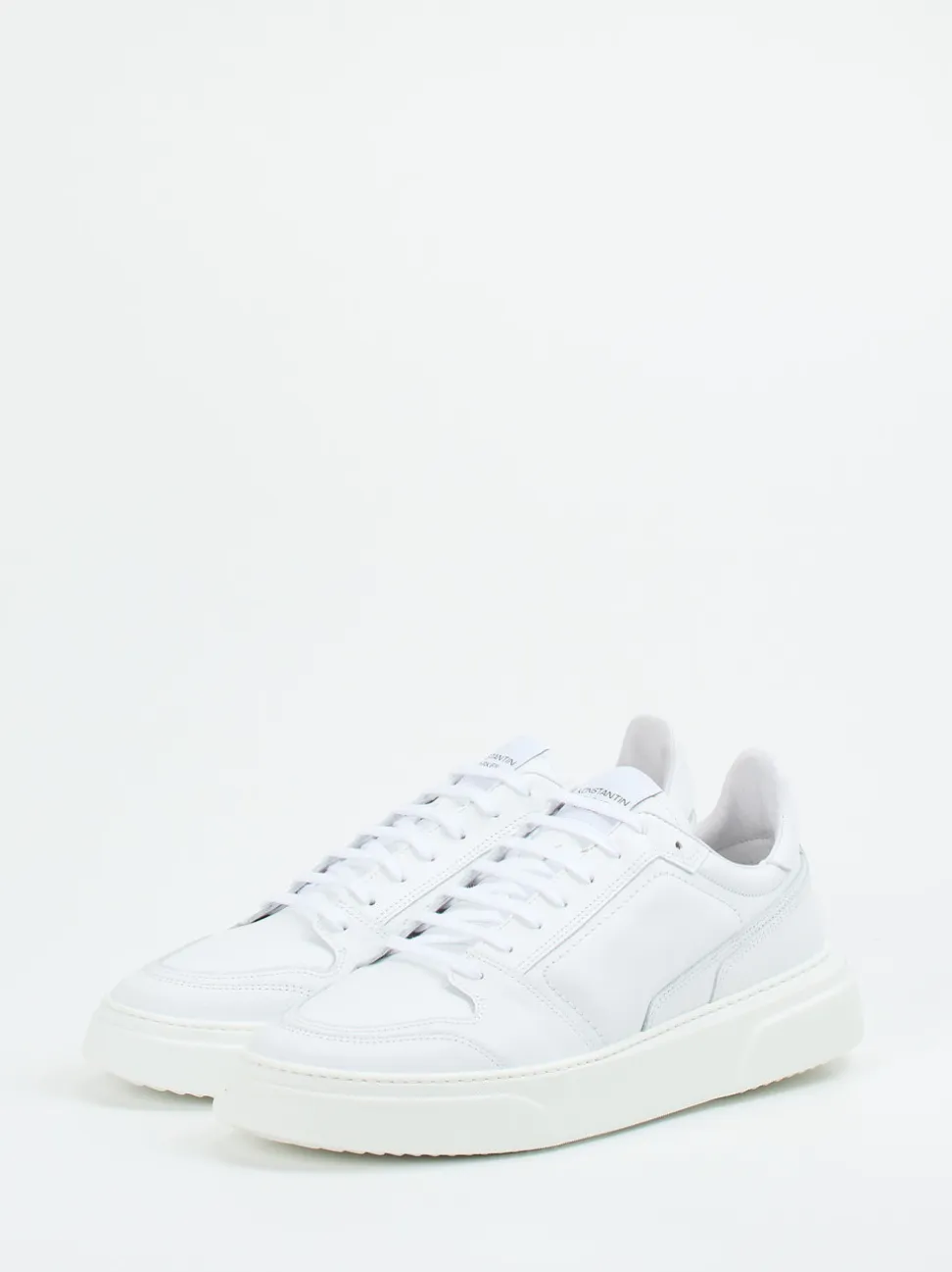 Konstantin Starke – Sneaker aus Kalbleder weiß