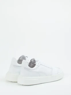 Konstantin Starke – Sneaker aus Kalbleder weiß
