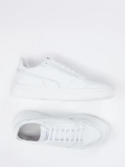 Konstantin Starke – Sneaker aus Kalbleder weiß