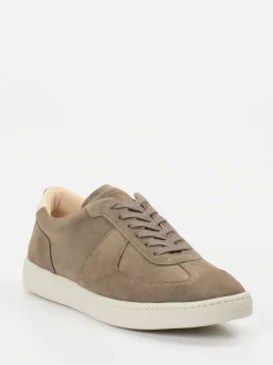 Konstantin Starke – Sneaker aus Veloursleder in Taupe