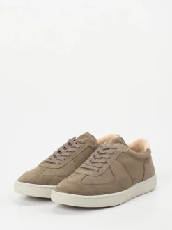 Konstantin Starke – Sneaker aus Veloursleder in Taupe