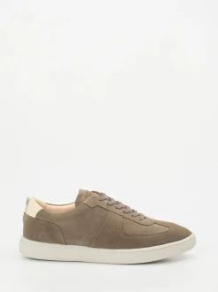 Konstantin Starke – Sneaker aus Veloursleder in Taupe