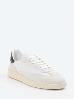 Konstantin Starke – Sneaker aus Veloursleder weiß