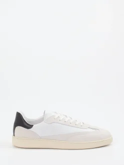 Konstantin Starke – Sneaker aus Veloursleder weiß