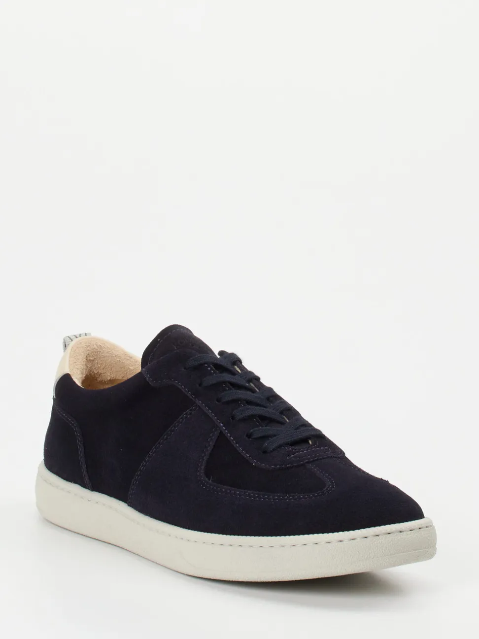 Konstantin Starke – Sneaker aus Veloursleder Tiefdunkelblau