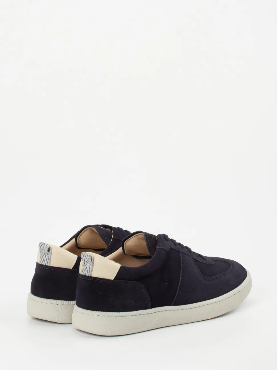 Konstantin Starke – Sneaker aus Veloursleder Tiefdunkelblau