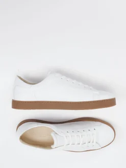 Konstantin Starke – Sneaker aus Kalbleder Weiß