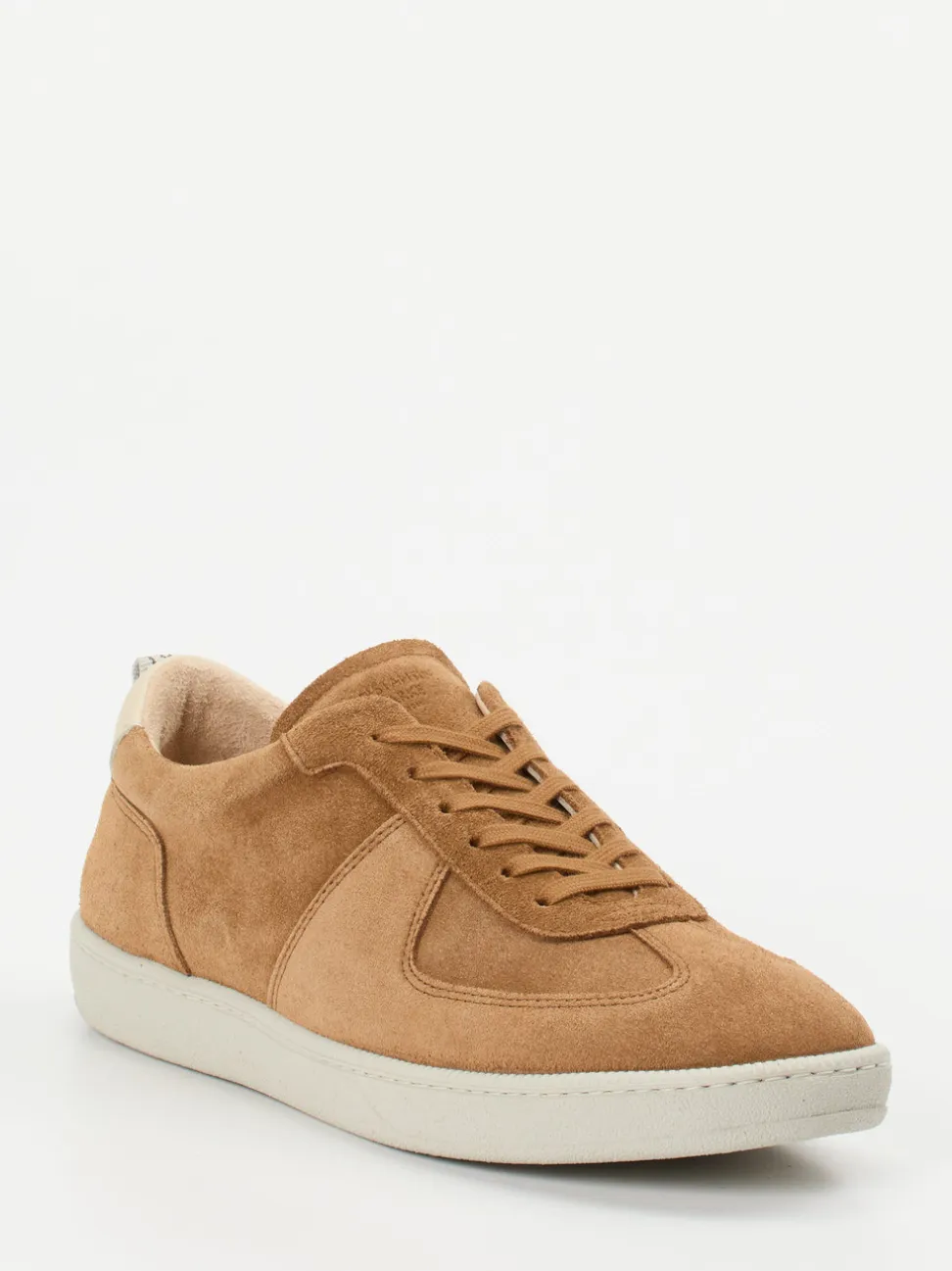 Konstantin Starke – Sneaker aus Veloursleder cognac