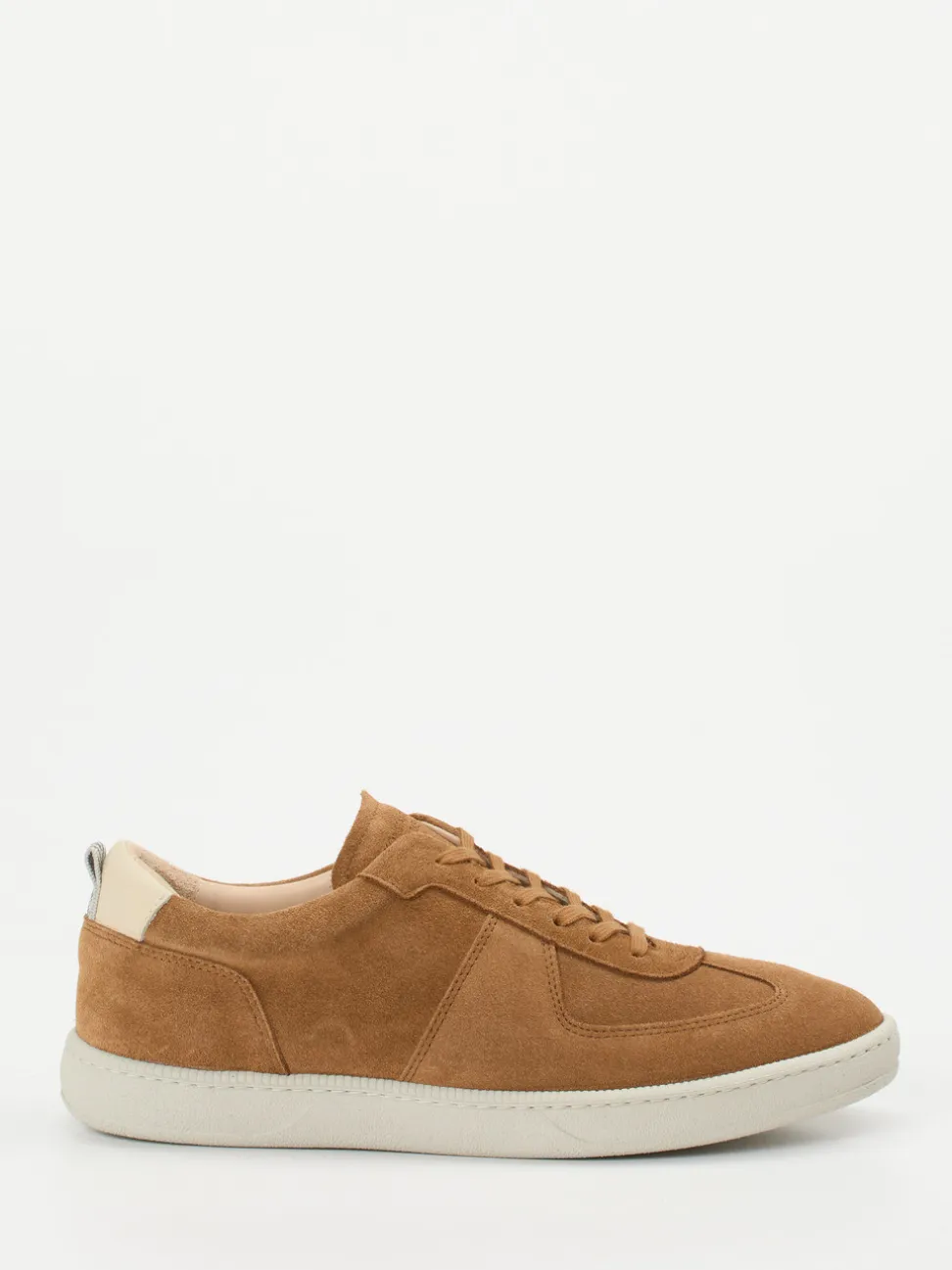 Konstantin Starke – Sneaker aus Veloursleder cognac