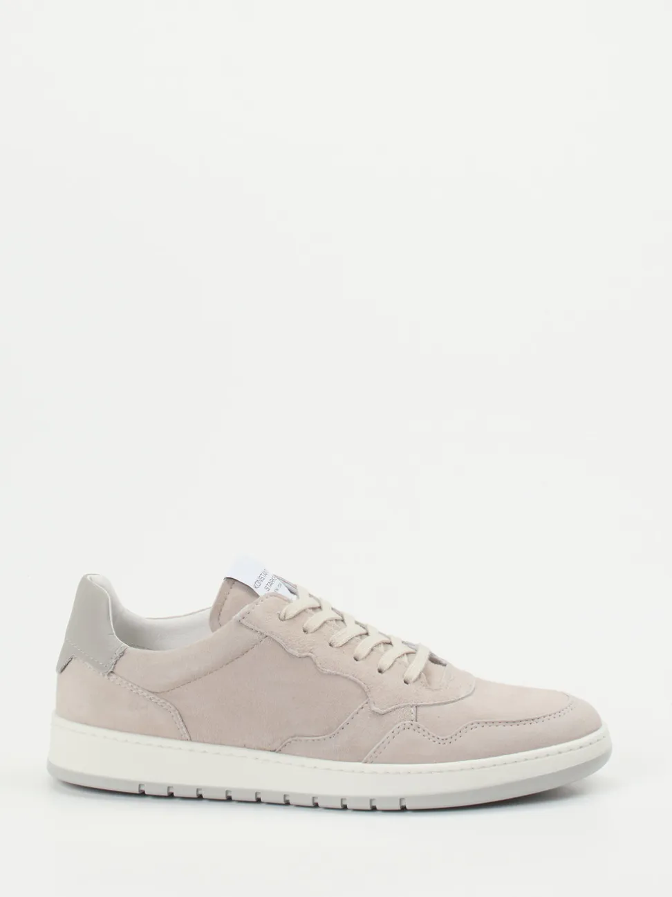 Konstantin Starke – Sneaker aus Veloursleder cremebeige