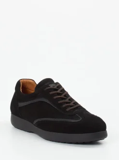 Konstantin Starke – Sneaker aus Veloursleder schwarz