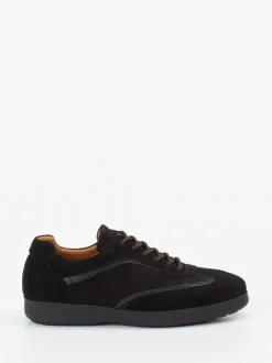 Konstantin Starke – Sneaker aus Veloursleder schwarz