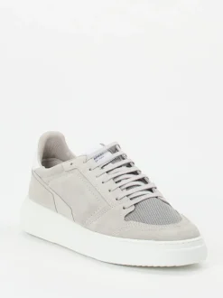 Konstantin Starke – Sneaker aus Veloursleder hellgrau