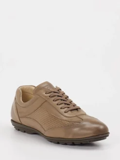 Konstantin Starke – Sneaker aus Kalbleder mittelbraun