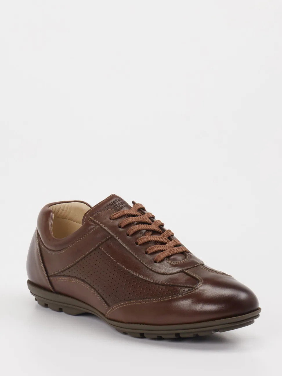 Konstantin Starke – Sneaker aus Kalbleder Dunkelbraun
