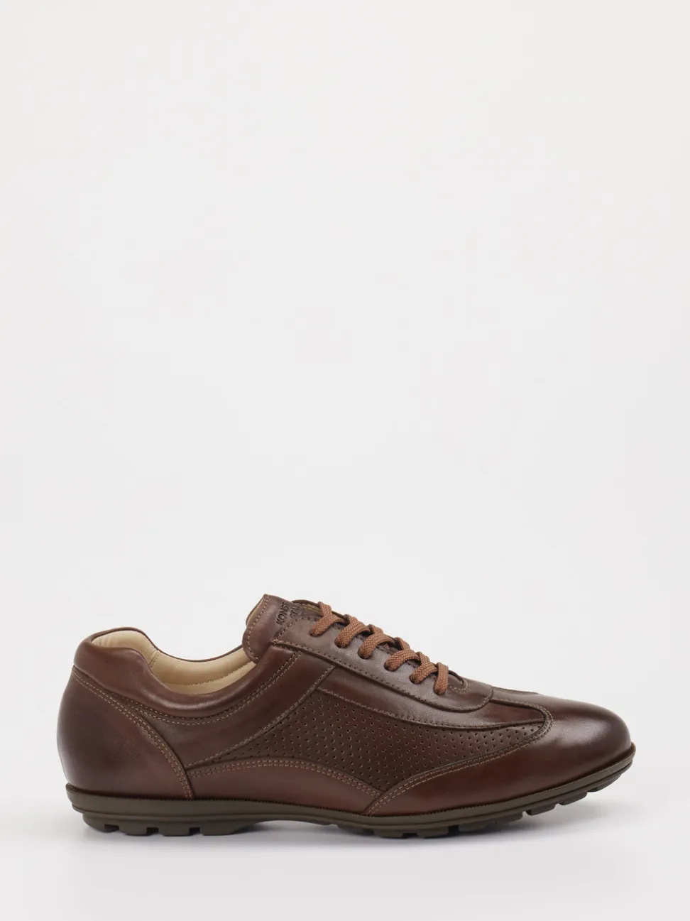 Konstantin Starke – Sneaker aus Kalbleder Dunkelbraun