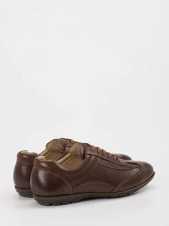 Konstantin Starke – Sneaker aus Kalbleder Dunkelbraun