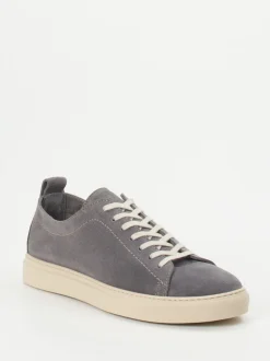 Konstantin Starke – Sneaker aus Veloursleder taubengrau
