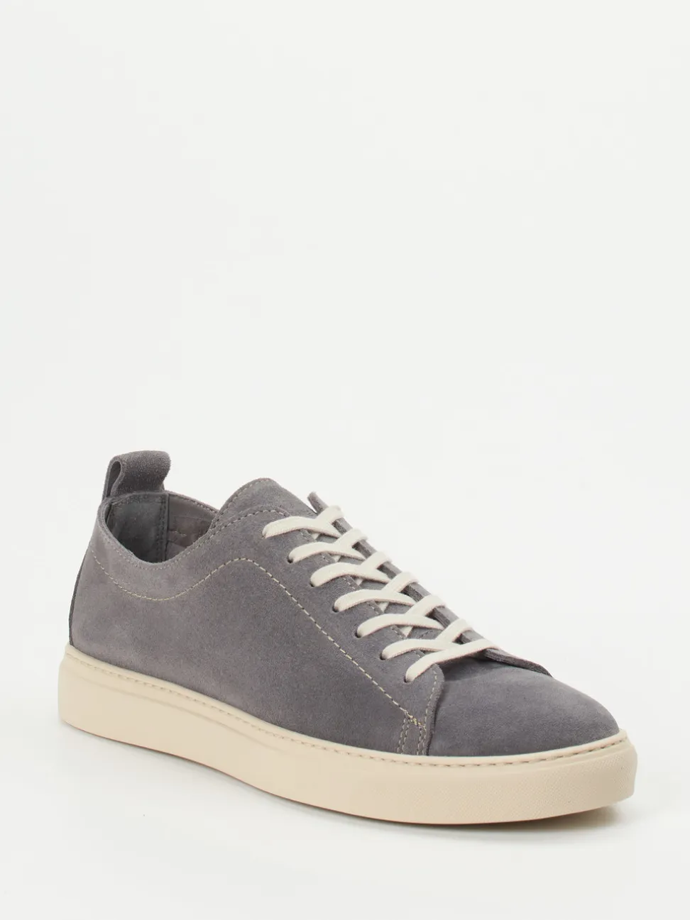Konstantin Starke – Sneaker aus Veloursleder taubengrau