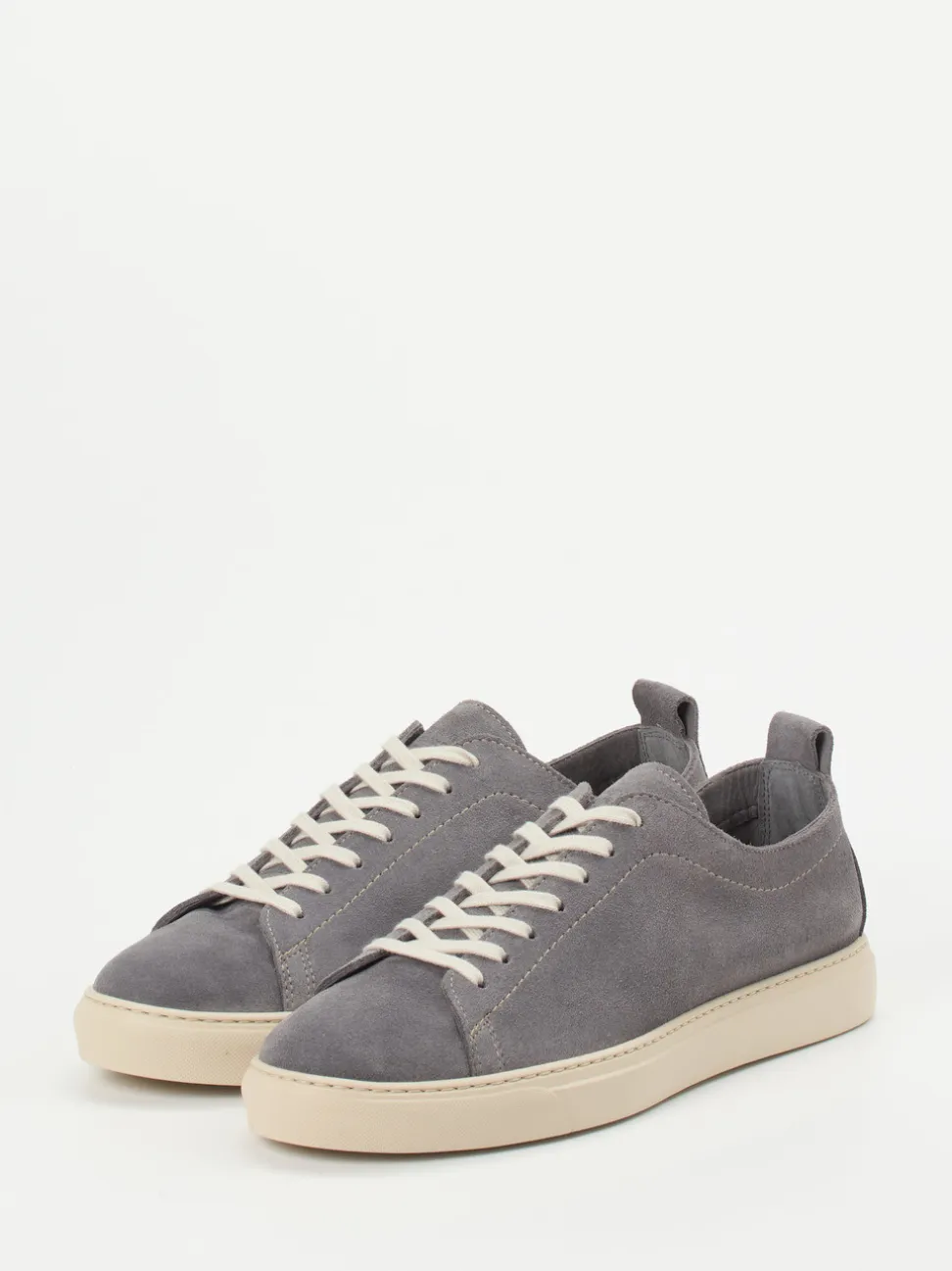 Konstantin Starke – Sneaker aus Veloursleder taubengrau
