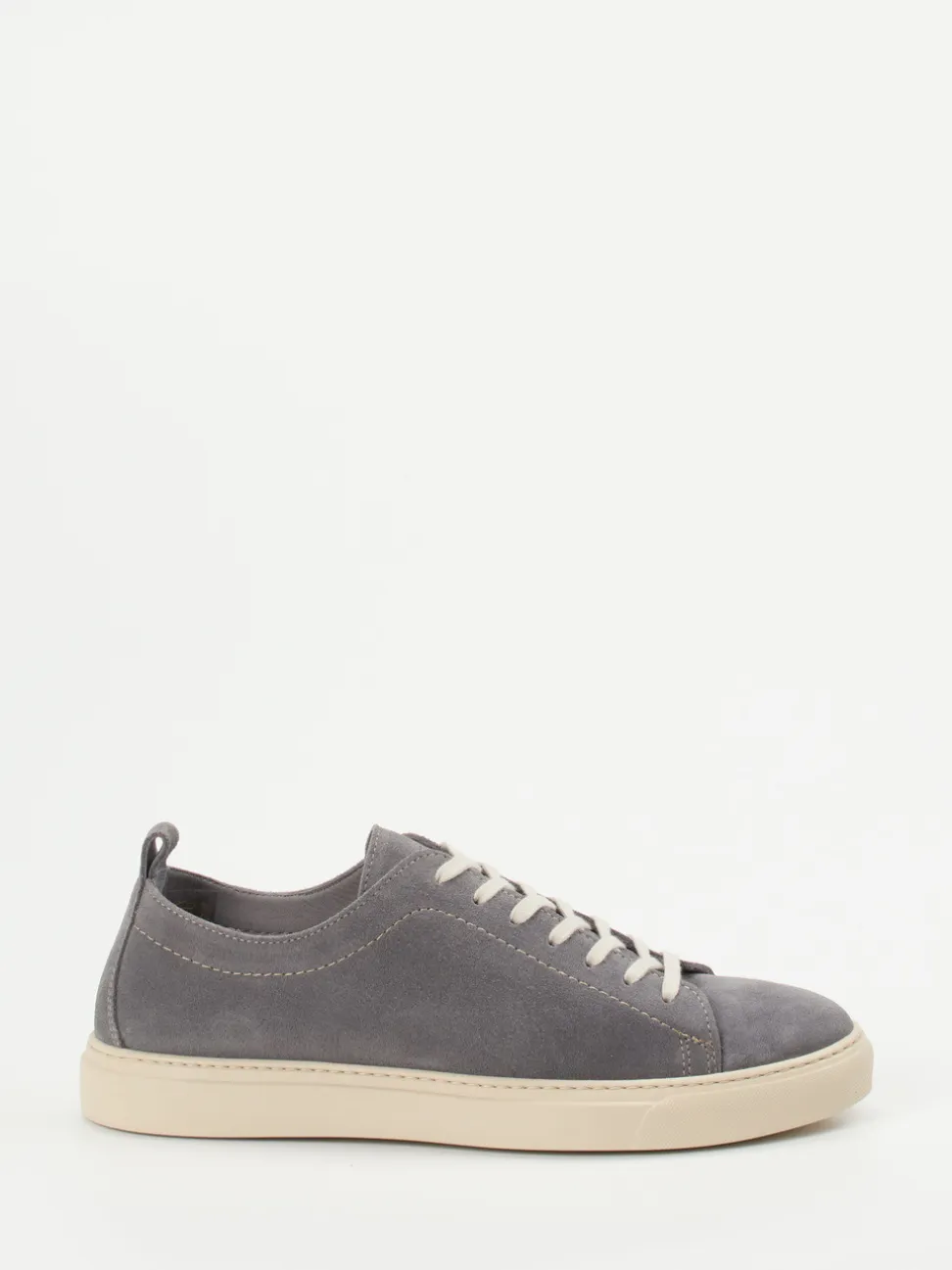 Konstantin Starke – Sneaker aus Veloursleder taubengrau