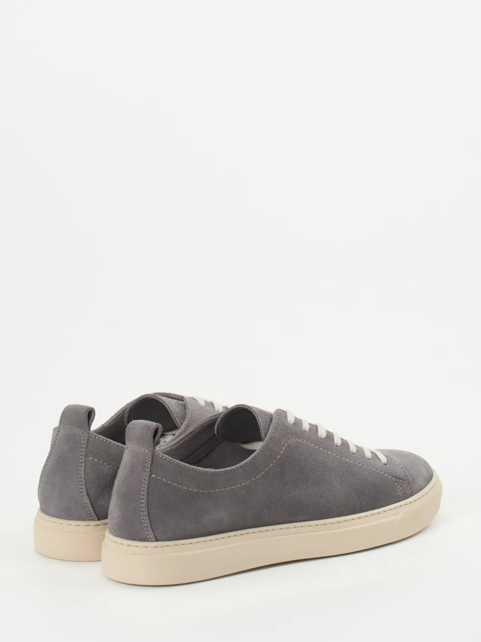 Konstantin Starke – Sneaker aus Veloursleder taubengrau