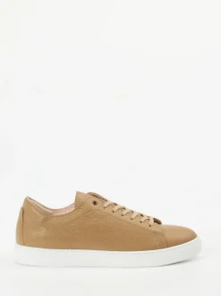 Konstantin Starke – Sneaker aus Kalbleder karamellfarben